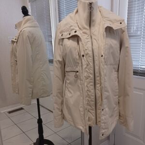 2/$50 Off-White Winter Jacket - Size Small